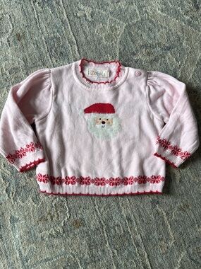 Zubels Pink Santa Sweater for Kids